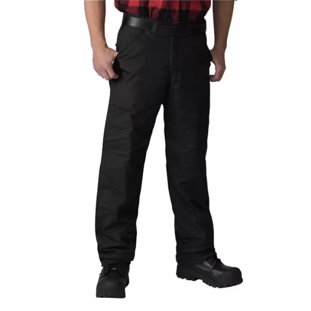 Big Bill Carpenter Heavy Duty Work Pants 32x34 Lined Hunting Outdoor New Black